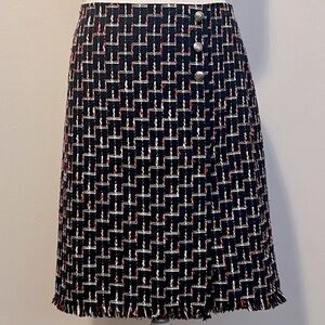 Preppy Talbots tweed skirt